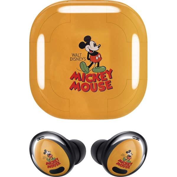 Skinit Decal Audio Skin Compatible with Galaxy Buds Pro - Officially Licensed Disney Mickey Mouse Walt Disney Classic Character Design