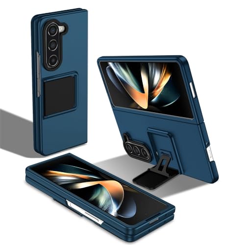 Étui Samsung Galaxy Z Fold 3 bleu foncé en silicone rigide antichoc