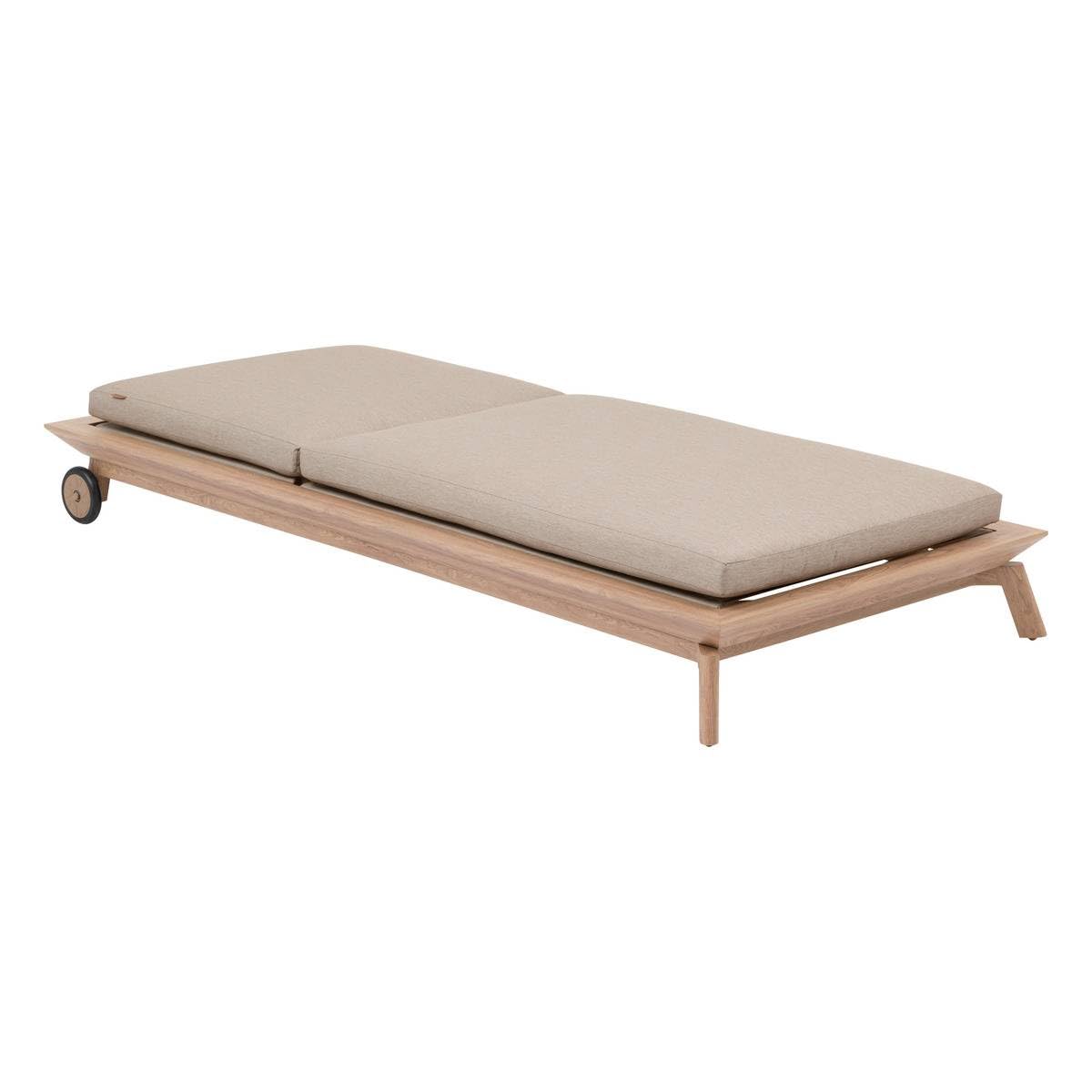 Hespéride - Lit de Piscine manissa Beige Aluminium et Polyester