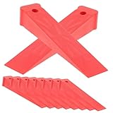 Angoily 10 Stück Teiliges Kunststoff Keil Tür Fensterinstallation rutschfeste Bruchfeste Türkeile zum Nivellieren und Ausrichten Vielseitige Möbel Bodenkeile für Heimwerker