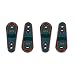 4Pcs Aluminum Servo Horn 25T Steering Arm Upgrades Standard Servo Motors Compatible for Traxxas TRX4 Axial SCX10 Tamiya 1/10 RC Crawler Truck(Black Red), Image 5 4Pcs Aluminum Servo Horn 25T Steering Arm Upgrades Standard Servo Motors Compatible for Traxxas TRX4 Axial SCX10 Tamiya 1/10 RC Crawler Truck(Black Red), Image 5
