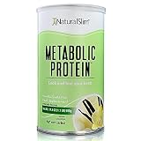 NaturalSlim Metabolic Whey Protein Powder Vanilla – Low Carb, Meal Replacement Shake w/Vitamins, Min