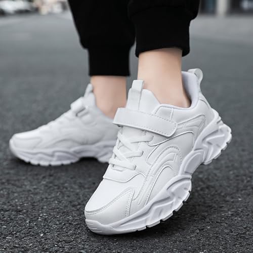 IWIHMIV Toddler Girls Tennis Shoes Kids Slip On Sneakers Boys Running Lightweight Sports Kids Walking Shoes3