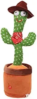 Smaly 踊るサボテンぬいぐるみ 声を真似する ダンシングアミーゴ 歌って踊る 陽気なサボテン (カウボーイ)