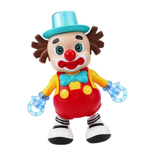 Payaso de juguete musical para regalo de cumpleaños de niños pequeños 5