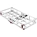 VEVOR 49.4 x 22.4 x 7.1 in Hitch Cargo Carrier, 500lb Capacity Trailer Hitch Mount Aluminum Cargo Basket, Luggage Carrier Rack Fits 2