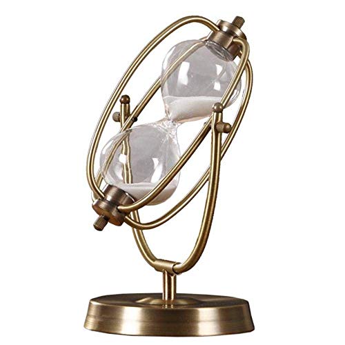 Statue animalière et sablier globe en verre pour créer un coin lecture apaisant