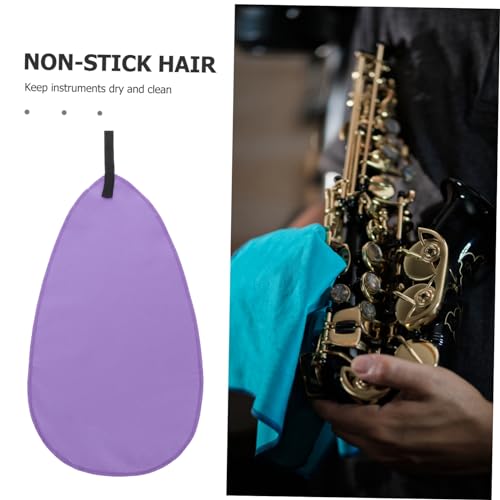 OFFSCH 3pcs Flute Maintenance Cleaning Cloth Durable Microfiber Swabs for Saxophone Clarinet Care Strong Absorption Reusable Instrument Cleaning Accessories for Musical Instruments