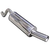 renault twingo auspuff Prowler Sportauspuff 100 % Inox für Renault Twingo II RS Sport 1.6 16 V (133 PS), ab Baujahr 2008, 80 mm