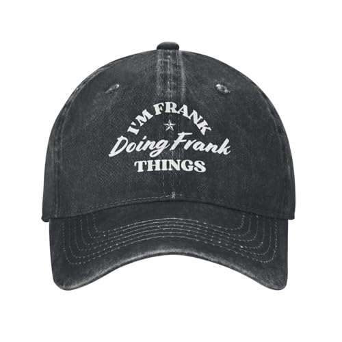 I'm Frank Doing Frank Things Hat Trucker Hat Men Women Baseball Cap Black