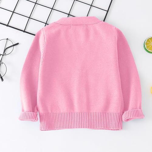 Lightweight Cardigan for Girl Fall Dressy Casual Cozy Button Sweater Winter Holiday Girl Knitted Coat Size 2-104