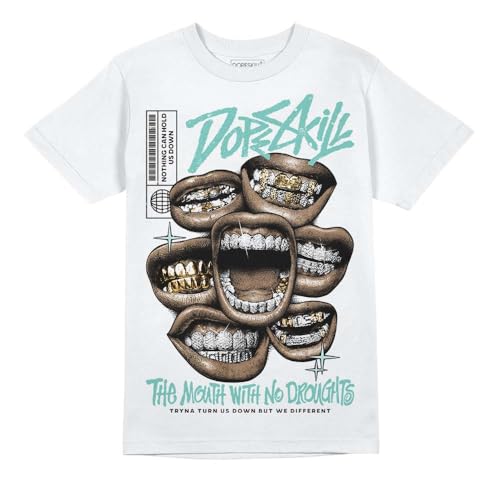 Image of DopeSkill Graphic Tee Streetwear Hip Hop Hypebeast Unisex T-Shirt Sneaker Colour Matching Shirts Rapper Mouth