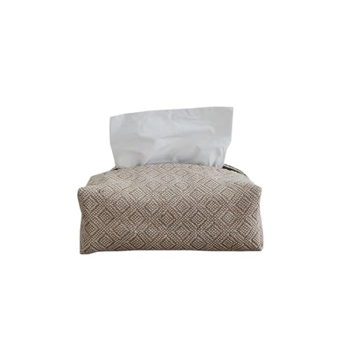 GTHTUHFD Tissue Paper Box Tissue Box Simple Home Living Room Fabric, Dressing Table Office Coffee Table Desktop Tissue Box Paper Box Bulk Tissues Boxes,A