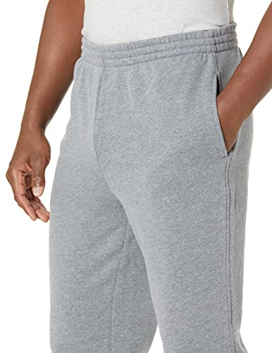 Amazon Essentials Men's Closed Bottom Fleece Joggers (Available in Big & Tall), Grey Heather, XL - Image 3
