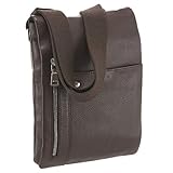 Höhe: 27,5 cm Esquire Sydney Crossbody mit Überschlag 27 cm braun