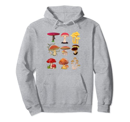 Camisa de hongos Micología Hongos Foraging Champiñones Whisperer Sudadera con Capucha