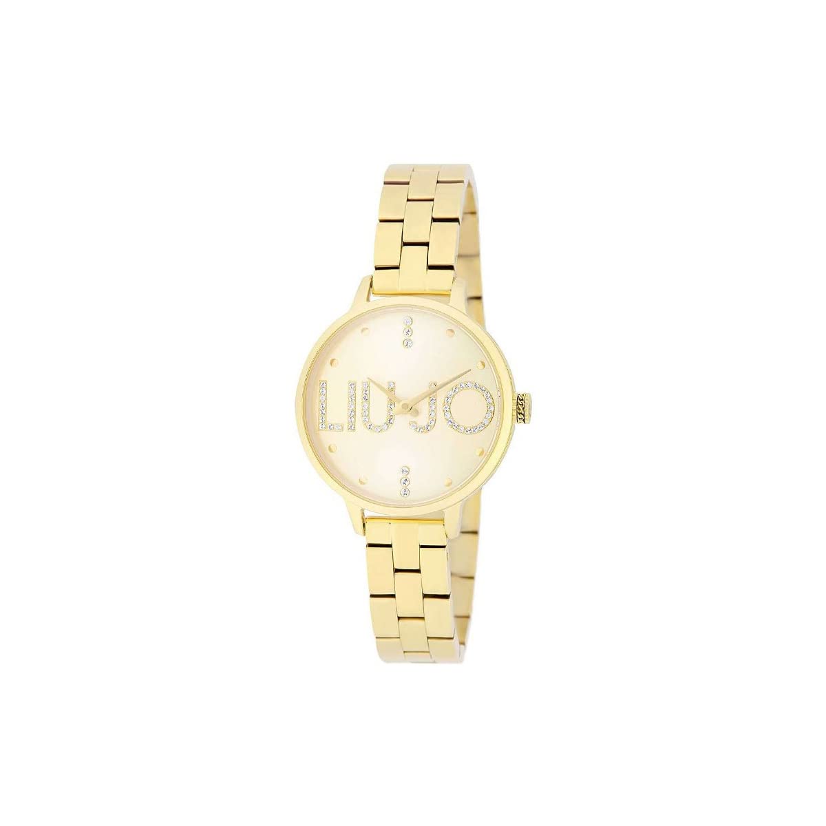 LIU JO Time Orologio Da Donna Nel Colore Oro Con Bracciale In Acciaio Inossidabile, Impermeabilità: 3 Bar, Diametro Cassa: 32 Mm, TLJ2040