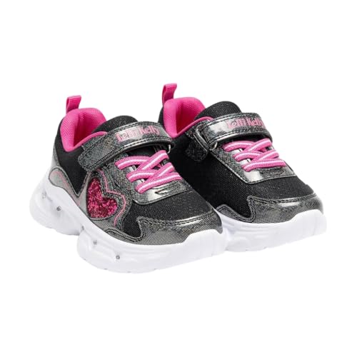 Lelli Kelly LKAL5261 Sabina Girls Light Up Trainers (Black, UK Footwear Size System, Little Kid, Numeric, Medium, 13)