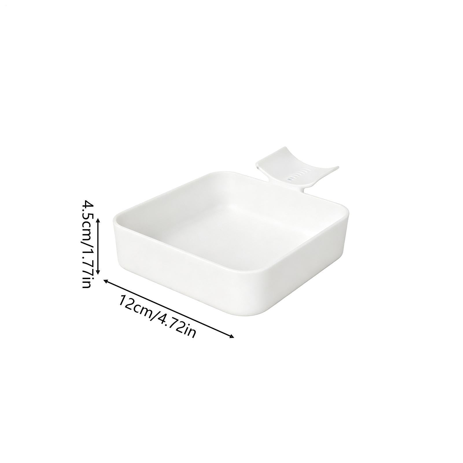 Miska do łapania wody, taca odpływowa pralki, szczelna osłona przed wyciekiem | Wzmocniona szczelna konstrukcja, 12 x 12 x 4,5 cm, antypoślizgowa taca, do pralni, ochrony urządzeń piwnicy, garażu