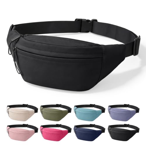 ZOORON 3-Pocket Water-Resistant Fanny Pack