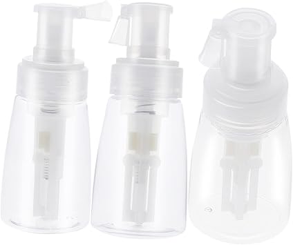 3Pcs Powder Spray Bottle Set 100ml Powder Dispenser for Barbershops Adjustable Fine Mist Sprayer for Hair Fiber Application Portable and Refillable Spray Container