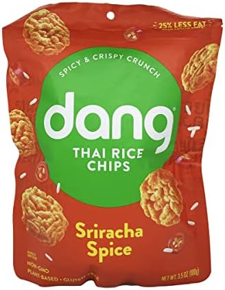 Dang Snackable Rice Cakes, Sriracha, Gluten Free, Non-GMO, 3.5 Ounce Bag