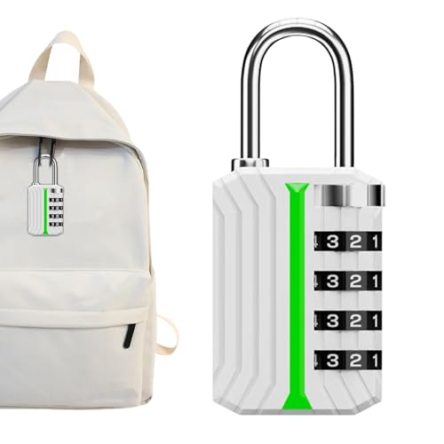 Cadenas compact, serrure antirouille sans clé, équipement de sécurité polyvalent...