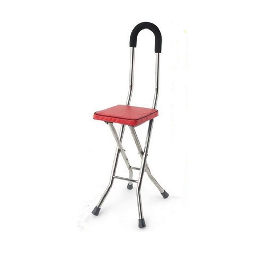 Canne de marche avec siège pliant, cadeau confort pour parent