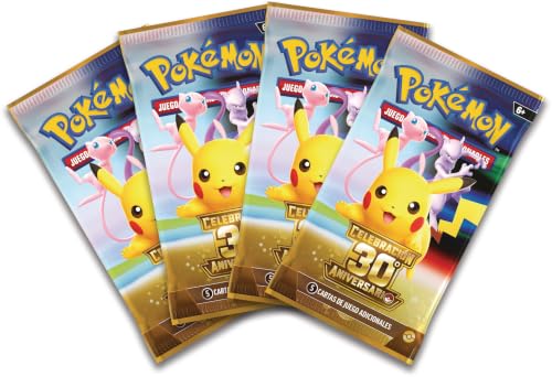 Miniatura 3 de Pokémon: Lata Celebración 30. Aniversario: Greninja Ex De Jcc Pokémon 1 Carta Holográfica De Promoción Y 4 Sobres De Mejora