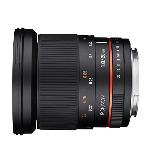 Rokinon 20mm f/1.8 AS ED UMC Wide Angle Lens with Built-in AE Chip for Nikon by Rokinon - Image 3