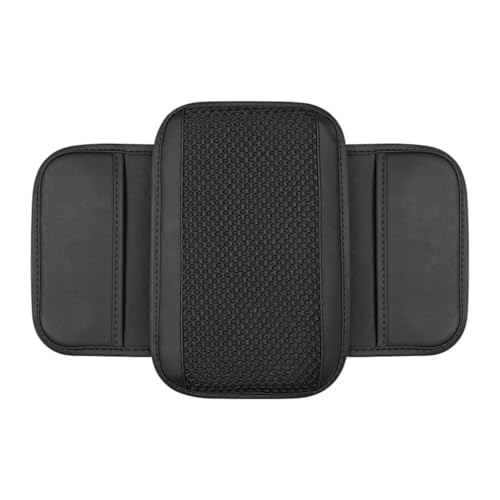 PWUSUDUI Arm Rest Car for Toyota Urban Cruiser Hyryder 2022 2023 2024, Car Armrest Pads Center Console Cover Waterproof Decoration Comfortable Car Accessories,Black