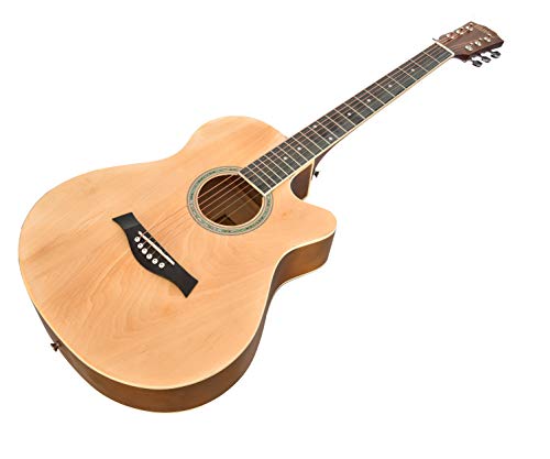 Image of BLUEBERRY B40, Acoustic Guitar Kit Inbuilt Truss Rod, with Bag, Strap, One Pack Strings and Picks - 40 Inch (Natural)