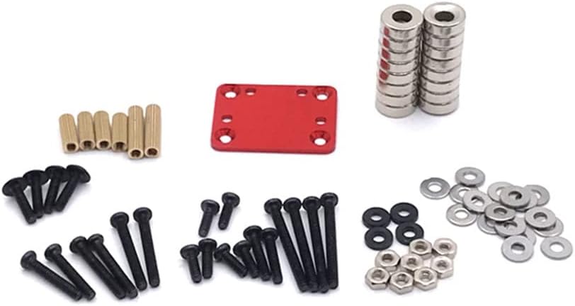 Metal Car Shell Adjustment Fixation for 1/28 Wltoys K969 K979 K989 K999 P929 P939 284131 MINI-Q RC Car Upgrade Parts(Red)