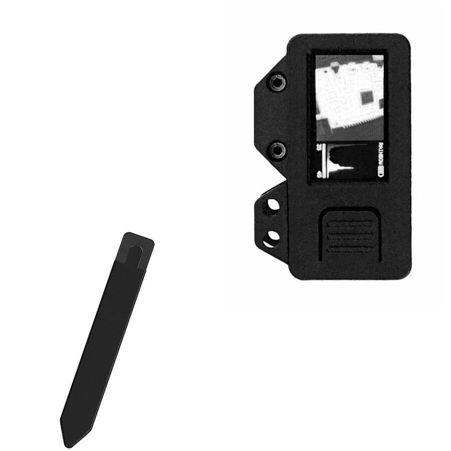 BoxWave Stylus Pouch Compatible with M5Stack M5StickT2 ESP32 Thermal Camera Development Kit (Lepton 3.0) - Stylus PortaPouch, Stylus Holder Carrier Portable Self-Adhesive - Jet Black