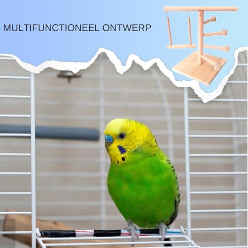 Planche d'oiseau naturelle multifonctionnelle pour perruches - 4