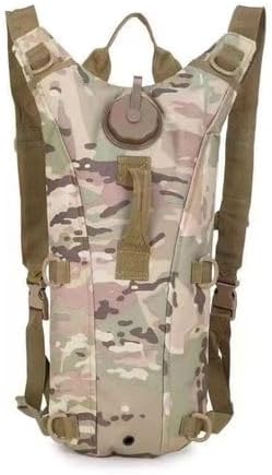 Large capacity 3L outdoor sports cycling hydration pack backpack hiking - Yellow camouflage