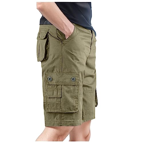 Short cargo homme en coton élastique décontracté pour le travail A103