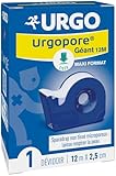 Urgo - Sparadrap avec Dévidoir - Fixation Pansements/Dispositifs - Microporeux - 12 m x 2,...