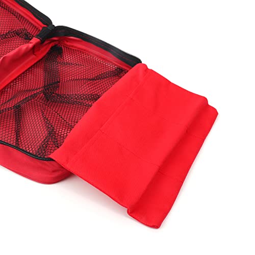 Paxlamb First Aid Bag First Aid Kit Empty Medical Storage Bag Red Trauma Bag For Emergency First Aid Kits Car Workshop Cycling Outdoors (Snl Red 1Pc) #TOP7