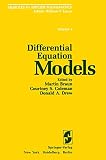  Differential Equation Models: Volume 1: Differential Equation Models (Modules in Applied Mathematics)