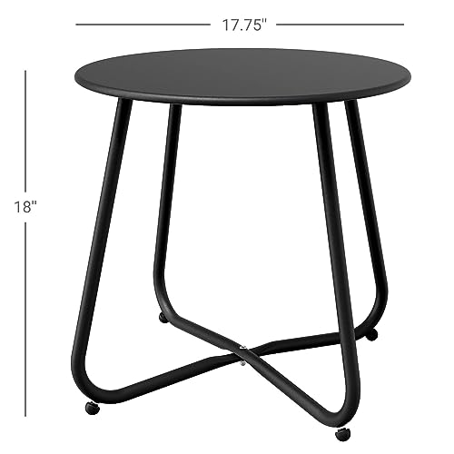 Grand Patio CHAJI-4 Outdoor Side Table, 18-Inch Small Round Side Table thumb #2