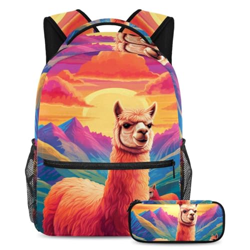 Cartables grande capacité alpaga trousse résistant pour éviter les sacs cassés à la rentrée