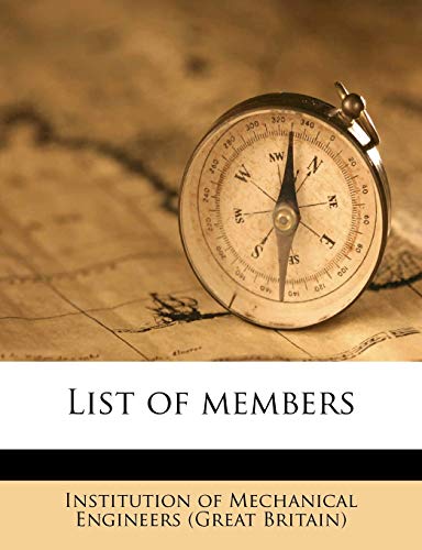 List of Members Volume 1911