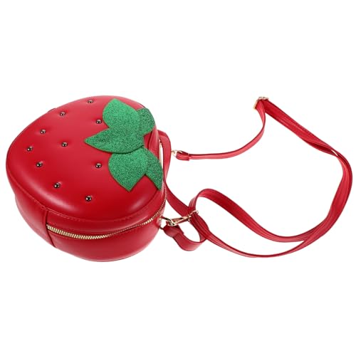 Sac bandoulière fraise idéal pour les voyages et les sorties des petites filles