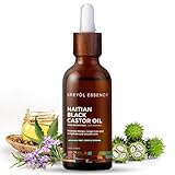 Kreyol Essence Rosemary Mint Haitian Black Castor Oil for Hair Growth, 3.4 ounce (100 ml)