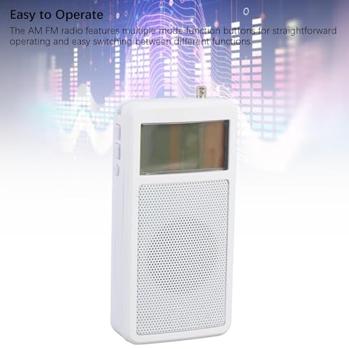 Radio Portátil Transistor con Pantalla LCD y Alarma miniatura 7