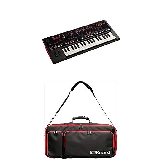 Sintetizador crossover digital analógico Roland JD-Xi con funda de transporte (rojo)