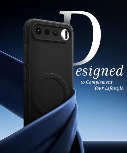 Image of WOW IMAGINE Back Case Cover for Realme 16 5G | Soft Matte Silicone Case| Slim Fit & Shockproof | Camera Protection Bumper Cover (Black)