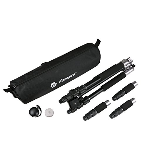Image of Fotopro Camera Tripod 55 Inch Aluminum Ball Head Quick Release Plate Professional Camera Tripod for Travel Tripod Max Load Up to 17.6lbs /10kg
