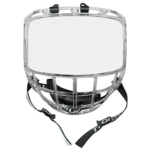 TronX S980 Senior Adult Hockey Clear Full Face Shield Visor Helmet Combo Anti-Scratch/Anti-Fog by TronX - Image 5